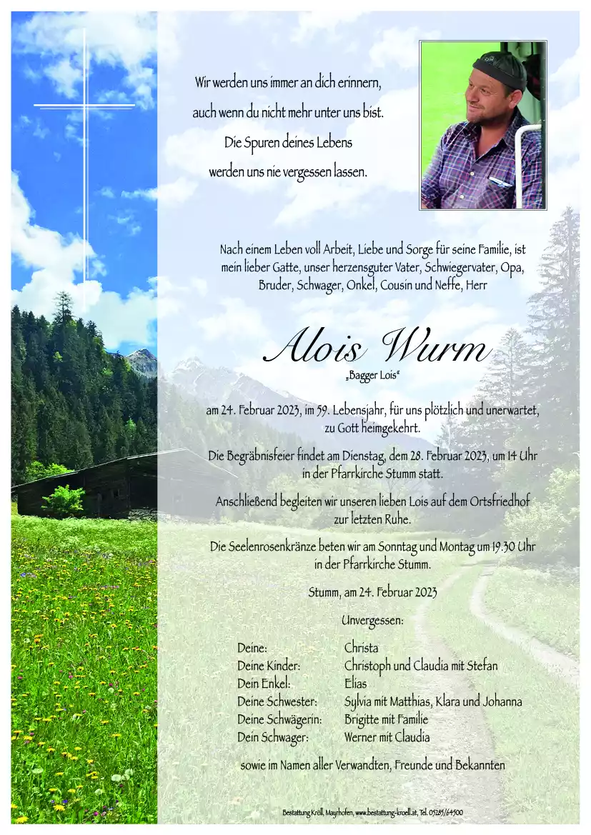 Parte von Alois Wurm